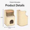 Two-Level Square Sisal Cat Scratching Barrel