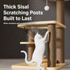 Multi-Level Cat Tree with Cat House and Scratching Post