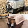 Portable Plastic Pet Carrier for Cats and Small Dogs