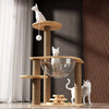 Multi-Level Cat Tree with Cat House and Scratching Post