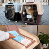 Portable Plastic Pet Carrier for Cats and Small Dogs