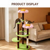 Large Cat Tree with Scratching Posts and Enclosed Cat House