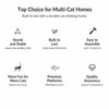 Compact Cat Tree with Space Capsule Hideaway and Elevated Perch