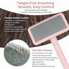 Pet Slicker Brush for Grooming, Fluffing & Dematting