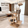 Cat Tree with Scratching Post and Cozy Hideaway