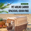 Portable Plastic Pet Carrier for Cats and Small Dogs