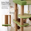 Compact Cat Tree with Space Capsule Hideaway and Elevated Perch