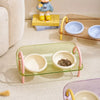 Wide-Opening Pet Slow Feeder Bowl Set