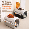 Ventilated Plastic Pet Carrier for Small Dogs and Cats