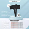 Pet Slicker Brush for Grooming, Fluffing & Dematting