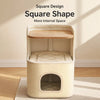 Two-Level Square Sisal Cat Scratching Barrel