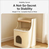 Two-Level Square Sisal Cat Scratching Barrel