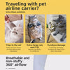 Portable Plastic Pet Carrier for Cats and Small Dogs