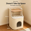 Two-Level Square Sisal Cat Scratching Barrel