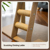 Compact Cat Tree with Sisal Scratching Post, Ladder, and Cat Bed