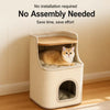 Two-Level Square Sisal Cat Scratching Barrel