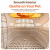 Ventilated Plastic Pet Carrier for Small Dogs and Cats