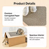 Corrugated Cardboard Cat House & Scratcher
