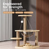 Multi-Level Cat Tree with Cat House and Scratching Post