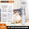 Pet Grooming Brush with Blow Dryer and Vacuum