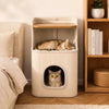 Two-Level Square Sisal Cat Scratching Barrel