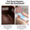 Portable Plastic Pet Carrier for Cats and Small Dogs