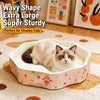 Corrugated Cardboard Cat Scratcher Bed