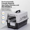 Portable Plastic Pet Carrier for Cats and Small Dogs