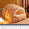 Semi-Enclosed Washable Cat & Dog Bed