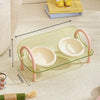 Wide-Opening Pet Slow Feeder Bowl Set