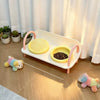 Wide-Opening Pet Slow Feeder Bowl Set