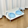 Wide-Opening Pet Slow Feeder Bowl Set