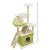 Cat Tree with Scratching Post and Cozy Hideaway