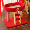 Compact Cat Tree with Sisal Scratching Post, Ladder, and Cat Bed