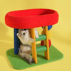 Compact Cat Tree with Sisal Scratching Post, Ladder, and Cat Bed