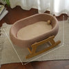 Compact Cat Tree with Sisal Scratching Post, Ladder, and Cat Bed