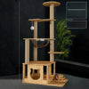 Multi-Level Cat Tree with Cat House and Scratching Post