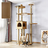 Multi-Level Cat Tree with Hideaway, Scratching Post & Perches