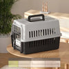 Portable Plastic Pet Carrier for Cats and Small Dogs