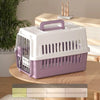 Portable Plastic Pet Carrier for Cats and Small Dogs