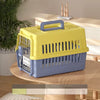 Portable Plastic Pet Carrier for Cats and Small Dogs