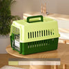 Portable Plastic Pet Carrier for Cats and Small Dogs