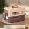 Portable Plastic Pet Carrier for Cats and Small Dogs