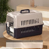 Portable Plastic Pet Carrier for Cats and Small Dogs